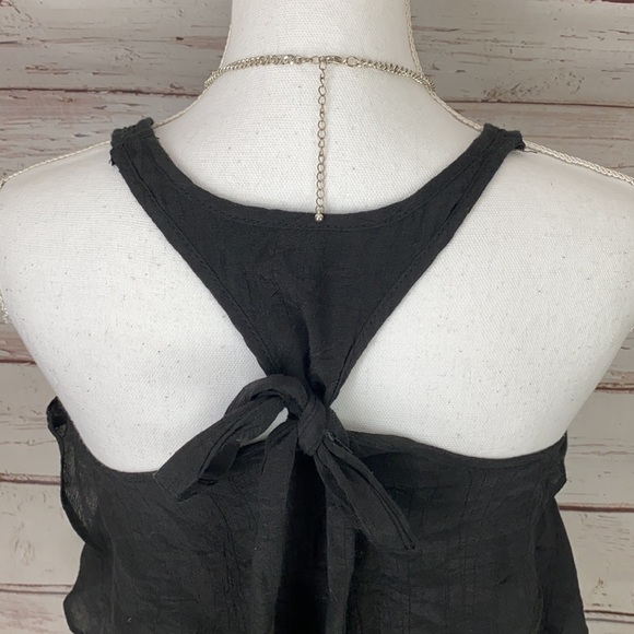 Black Ruffle Dress Size Small - Picture 5 of 9